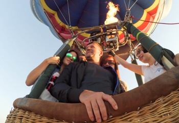 Групповой демонстрационный полет на воздушном шаре в Феодосии